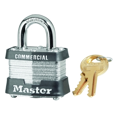 4 PIN TUMBLER SAFETY PADLOCK KEYED DIFFE